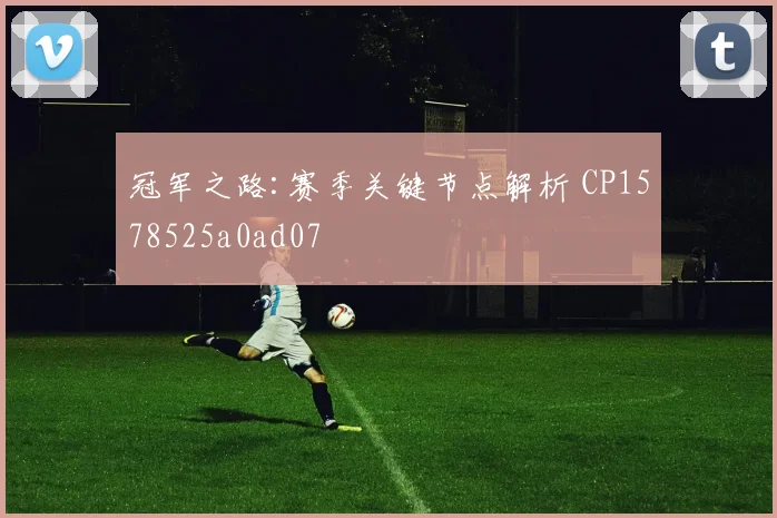 冠军之路:赛季关键节点解析 CP1578525a0ad07